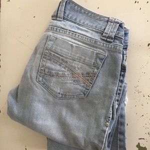 Aeropostale Kailey Skinny Flare Jeans Size 1/2 Reg